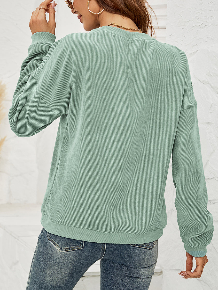 Mama Graphic Dropped Shoulder Sweatshirt