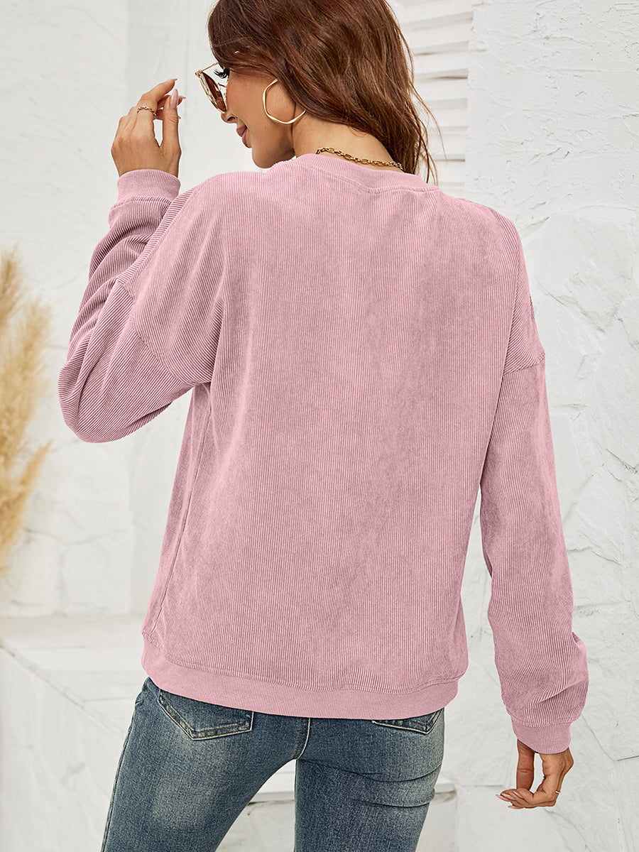 Mama Graphic Dropped Shoulder Sweatshirt