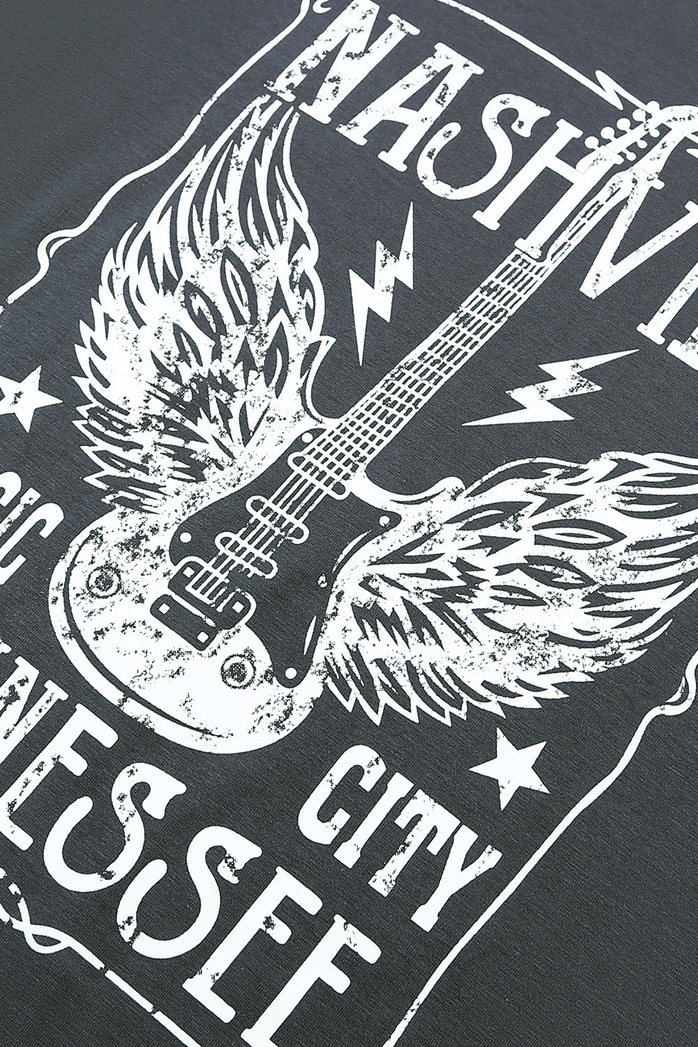Nashville Music City Tennessee Graphic T-Shirt