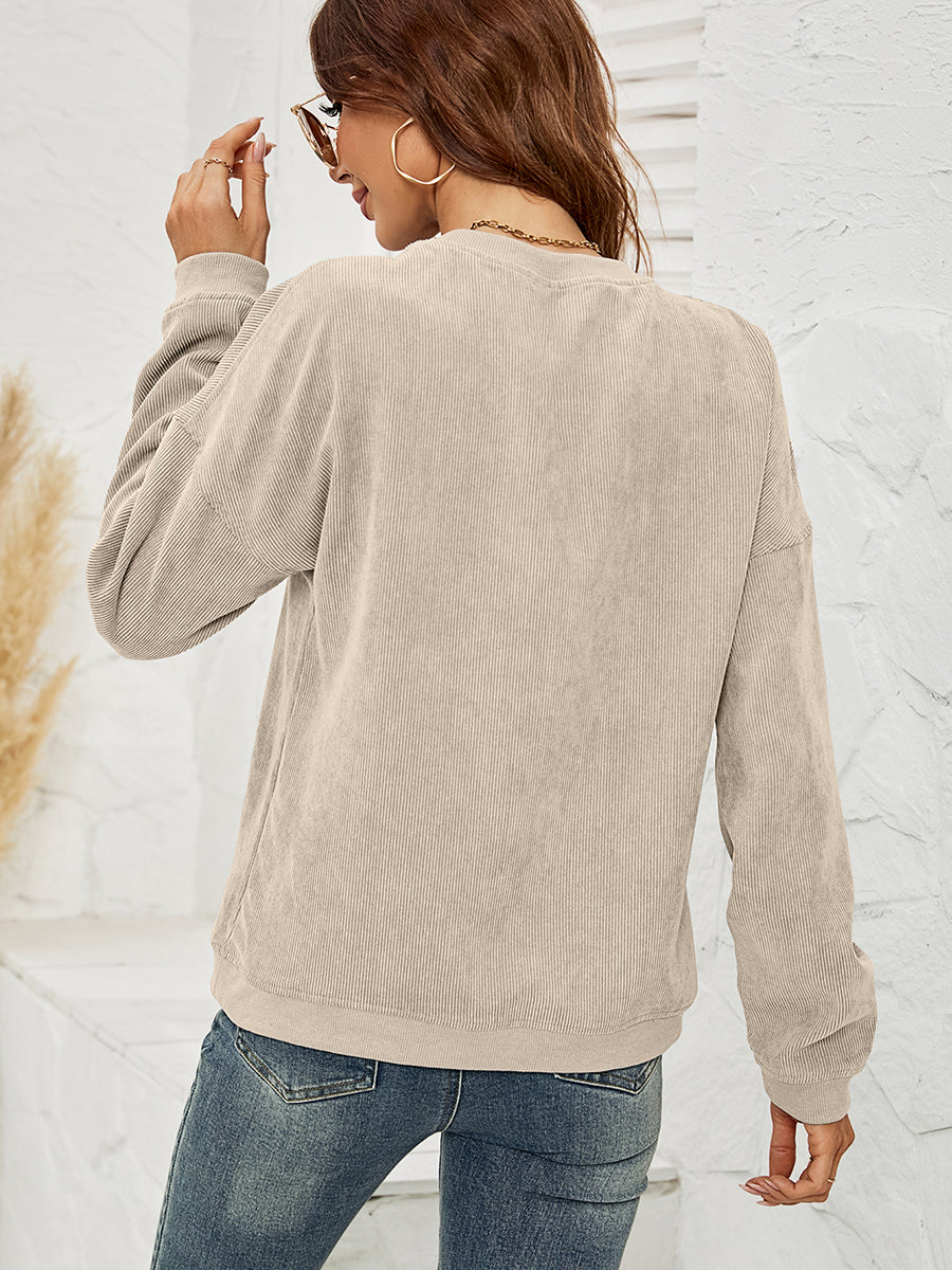 Mama Graphic Dropped Shoulder Sweatshirt