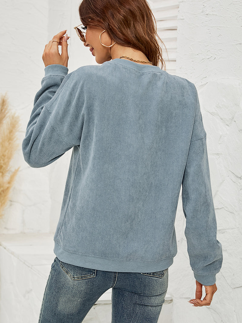 Mama Graphic Dropped Shoulder Sweatshirt