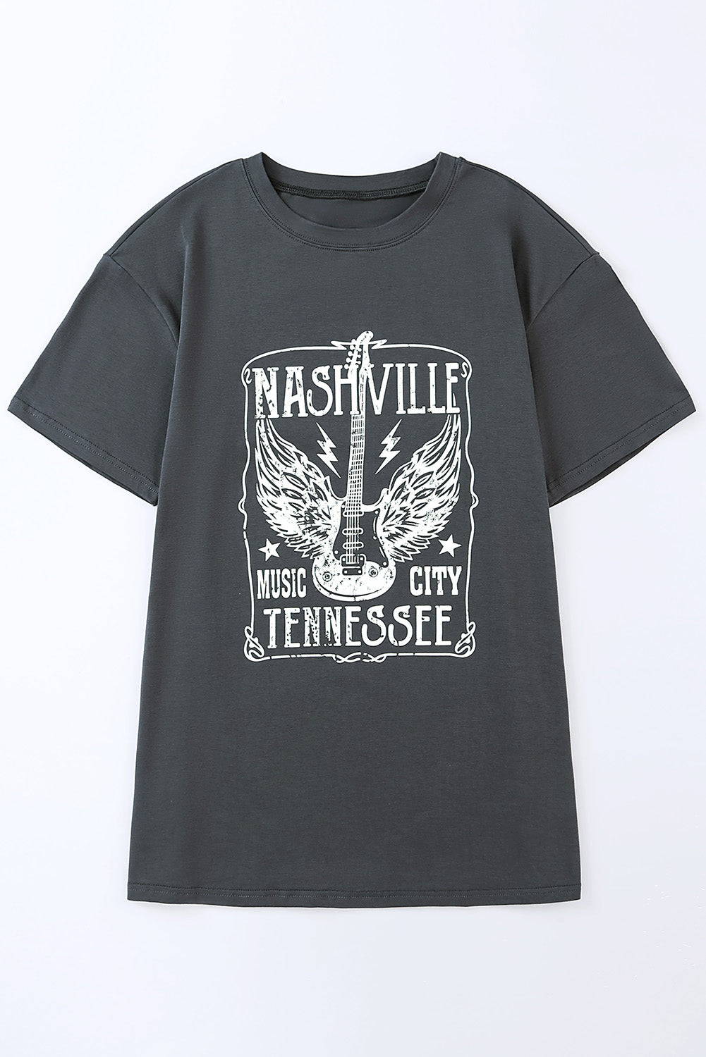 Nashville Music City Tennessee Graphic T-Shirt