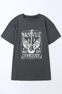 Nashville Music City Tennessee Graphic T-Shirt